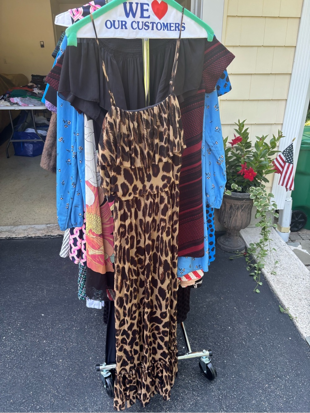 free press Leopard-Print Maxi Skirt in Brown & Black
